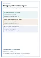 Vorschau - Arbeitsblätter - 8 Experimente: Bewegung und Geschwindigkeit | Physik Klasse 7–8 - Seite 2
