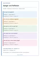 Vorschau - Arbeitsblätter - 8 Experimente: Spiegel und Reflexion | Physik Klasse 5–7 - Seite 1