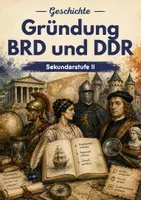 Vorschau - Arbeitsblätter - BRD und DDR – Gründung der beiden deutschen Staaten - Deckblatt