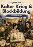 Vorschau - Arbeitsblätter - Kalter Krieg – Blockbildung & Ost-West-Konflikt - Deckblatt