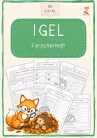 Vorschau - Arbeitsblätter - Igel Forscherheft Klasse 3 und 4 – Sachunterricht - Deckblatt