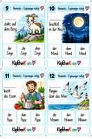 Vorschau - Stationenlernen - Nominativ üben – Ergänzungen im 1. Fall | 32 Aufgabenkarten - Seite 3