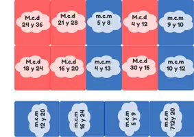 Vista previa - Juegos / Gamificación - Juego mínimo común múltiplo y máximo común divisor - página 3