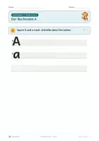 Vorschau - Unterrichtsreihen - Buchstaben-Spaß: Ausmalen, Spuren, Basteln · Klasse 1 · Übungspack · luftige Fassung - Seite 2
