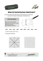 Vorschau - Unterrichtsreihen - Technisches Zeichnen Klasse 6 - Deckblatt