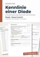 Vorschau - Stundenentwürfe - Kennlinie einer Diode: messen und auswerten - Deckblatt