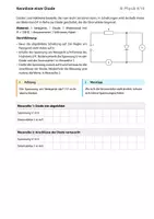 Vorschau - Stundenentwürfe - Kennlinie einer Diode: messen und auswerten - Seite 1