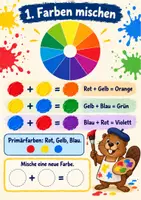 Vorschau - Mal- und Bastelvorlagen - Kunst Werken Ideenwerkstatt - Seite 1