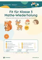 Vorschau - Unterrichtsreihen - Fit für Klasse 3 — Mathe · Klasse 3 · Übungspack · luftige Fassung - Deckblatt