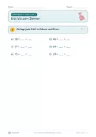 Vorschau - Unterrichtsreihen - Plus und Minus mit Zehnerübergang · Klasse 2 · Übungspack · luftige Fassung - Seite 2