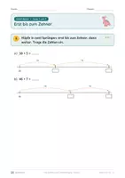 Vorschau - Unterrichtsreihen - Plus und Minus mit Zehnerübergang · Klasse 2 · Übungspack · luftige Fassung - Seite 3