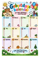 Vorschau - Poster - Kita-Aushänge: Organisatorische Vorlagen - Seite 1