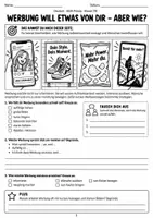 Vorschau - Arbeitsblätter - AIDA Modell Werbung, AIDA-Prinzip | Klasse 7/8 - Seite 1
