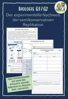 Vorschau - Stundenentwürfe - Ganze Stunde: Nachweis der semikonservativen Replikation - Deckblatt