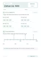 Vorschau - Stundenentwürfe - Mathe fit - Zahlen bis 1000 - Klasse 3 | Freebie - Seite 2