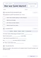 Vorschau - Stundenentwürfe - Wer war Sankt Martin - Klasse 1 bis 3 | Freebie - Seite 2