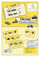 Vorschau - Spiele - Ich habe... Wer hat...? Lesen differenziert - Fahrzeuge - Deckblatt