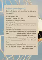 Aperçu - Fiches - Dictée sur le thème du football (+ aménagements) - Page 2