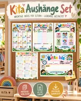 Vorschau - Poster - Kita-Aushänge: Organisatorische Vorlagen - Deckblatt