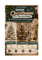 Vorschau - Stundenentwürfe - Unser Christbaum fürs Klassenzimmer – 3 nachhaltige Gemeinschaftsprojekte - Deckblatt