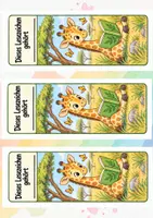 Vorschau - Anderer Materialtyp - Giraffenklasse: Lesezeichen mit der kleinen Giraffe I Kleines Geschenk I Lesespaß I Glücksbringer - Seite 2