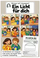 Vorschau - Arbeitsblätter - Soziales Lernen – Hörgeschichten mit Bildkarten, Audio und Reflexionsblättern - Deckblatt