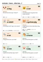 Vorschau - Spiele - Animals – "I have ...Who has …?" Kartenspiel
Warm-up Englisch Klasse 5 - Seite 1