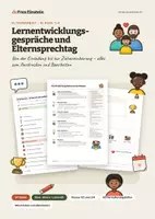 Vorschau - Lehrpläne/Lehrermaterial - Lernentwicklungsgespräch Vorlagen Kl. 1–4 - Deckblatt
