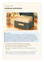 Vorschau - Unterrichtsreihen - Sortieren und Suchen – Informatik Klasse 7–9 Gymnasium | Selectionsort, Insertionsort, binäre Suche, Aufwand | mit Klassenarbeit und Erwartungshorizont - Seite 1