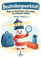 Vorschau - Arbeitsblätter - Beschreibungswerkstatt 4er-Bundle | Personen, Tiere, Gegenstände & Orte beschreiben | Klasse 3–4 - Seite 1