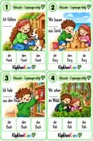 Vorschau - Stationenlernen - Akkusativ üben – Ergänzungen im 4. Fall | 32 Aufgabenkarten - Seite 1