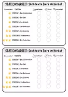 Vorschau - Arbeitsblätter - Sachtexte Tiere im Herbst | Deutsch Klasse 5 | Leseverstehen & Stationenlernen - Seite 3