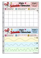 Vorschau - Mal- und Bastelvorlagen - Schneide-Klebe-Ausmalführerschein - Seite 2