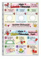 Vorschau - Mal- und Bastelvorlagen - Schneide-Klebe-Ausmalführerschein - Seite 3