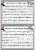 Vorschau - Unterrichtsreihen - Das Römische Reich | Römisches Reich | Wissenskartei und Arbeitsblätter | Unterrichtsreihe | Klasse 3,4 | Sachunterricht - Seite 3