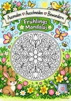 Vorschau - Mal- und Bastelvorlagen - Mandala - Frühling - Deckblatt