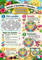 Vorschau - Mal- und Bastelvorlagen - Mandala - Sommer - Seite 1