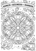 Vorschau - Mal- und Bastelvorlagen - Mandala - Herbst - Seite 3