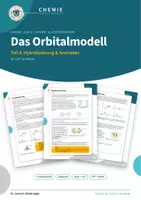 Vorschau - Arbeitsblätter - Das Orbitalmodell (Teil 4) – Hybridisierung (sp³, sp², sp) & Benzol | Sek II - Deckblatt