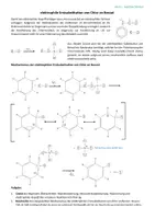 Vorschau - Arbeitsblätter - Reaktionsmechanismus: Elektrophile Substitution an Benzol (Erstsubstitution) - Seite 1