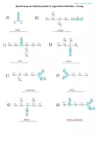 Vorschau - Arbeitsblätter - Übung: Bestimmung von Oxidationszahlen in organischen Molekülen - Seite 2