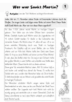 Vorschau - Arbeitsblätter - Sankt Martin - die Geschichte (+AB) - Seite 1