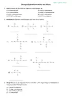 Vorschau - Arbeitsblätter - Anleitung und Übungsaufgaben zur Nomenklatur der Alkane (IUPAC) - Seite 2
