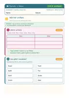 Vorschau - Arbeitsblätter - Sprache untersuchen Klasse 1 – Arbeitsblätter Deutsch - Seite 3