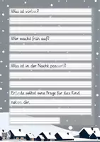 Vorschau - Unterrichtsreihen - Abschreibübung Winter in Grundschrift "Es hat geschneit" - Seite 3