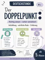 Vorschau - Stundenentwürfe - Der Doppelpunkt – Zeichensetzung Klasse 5/6 - Deckblatt