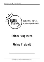 Vorschau - Arbeitsblätter - Biografiearbeit Senioren Freizeit Erinnerungsheft für die Biografiearbeit in der Pflege - Seite 1