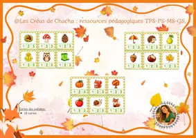 Aperçu - Apprentissages en autonomie - 🍂 Kit – Cartes à pinces : les syllabes de l’automne 👏 - Page de couverture