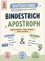 Vorschau - Stundenentwürfe - Bindestrich & Apostroph – Zeichensetzung Klasse 5/6 - Deckblatt
