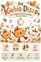 Vorschau - Bildkarten - Die Kürbis-Disco 🎃 | Bodypercussion-Geschichte für den Herbst | Musik Grundschule - Deckblatt